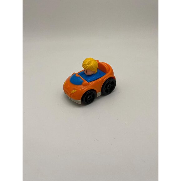 Fisher-Price Little People Wheelies Orange and Blue Car: Preschool Pretend Play - Picture 1 of 6